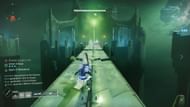Destiny 2 Crota's End crossing bridge with Hive Sword (Image via Esoterickk)